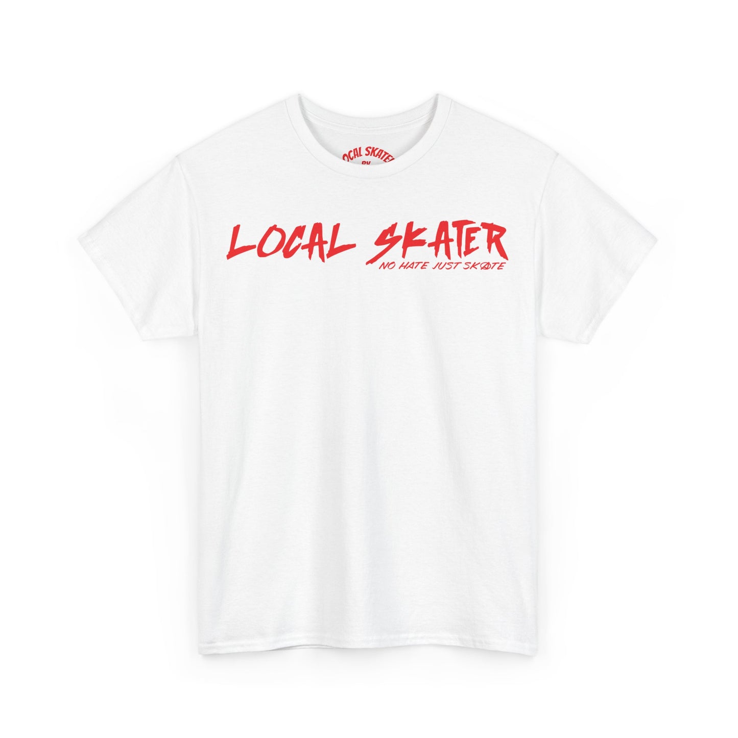 Local Skater – Red & Black Logo Tee