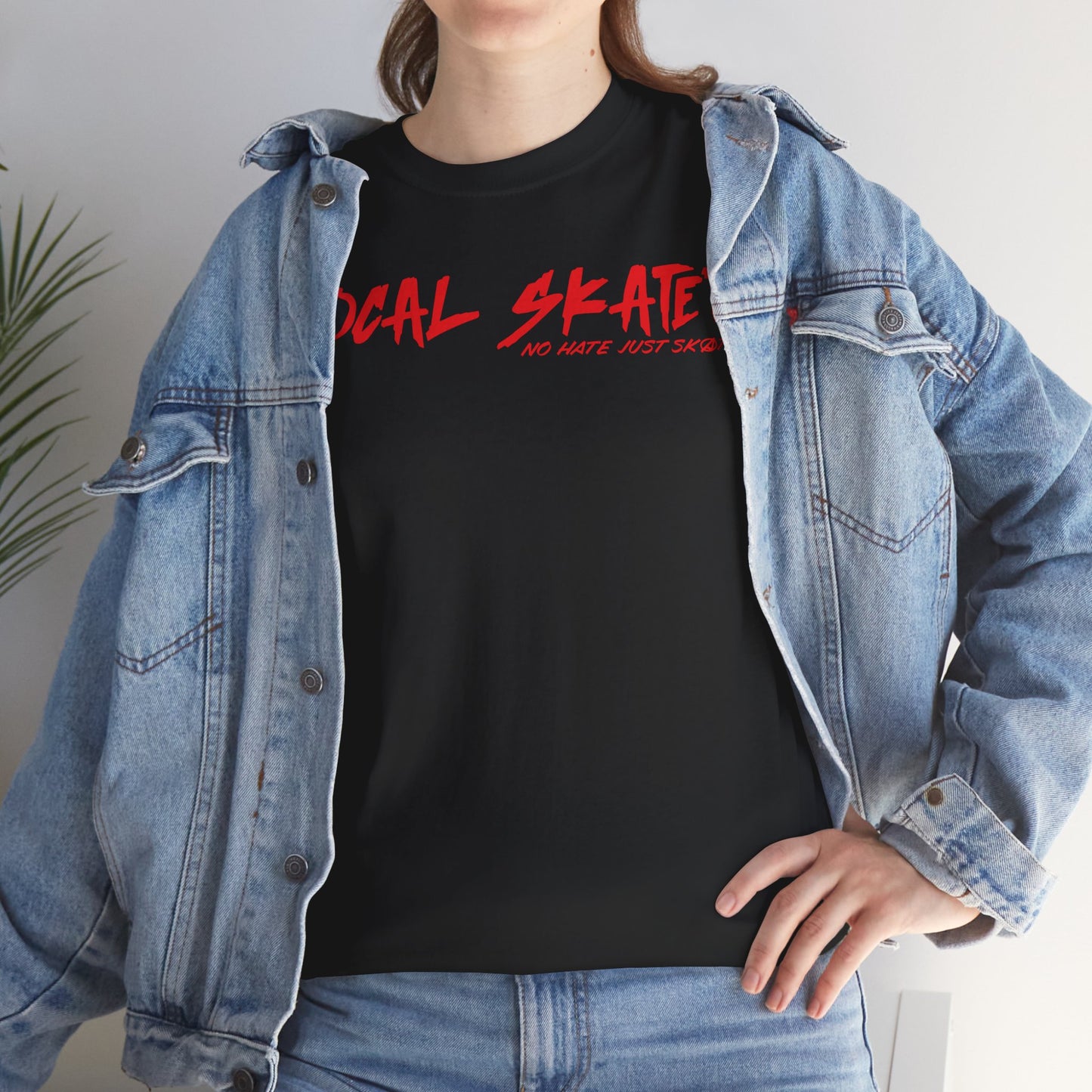 Local Skater – Red & Black Logo Tee