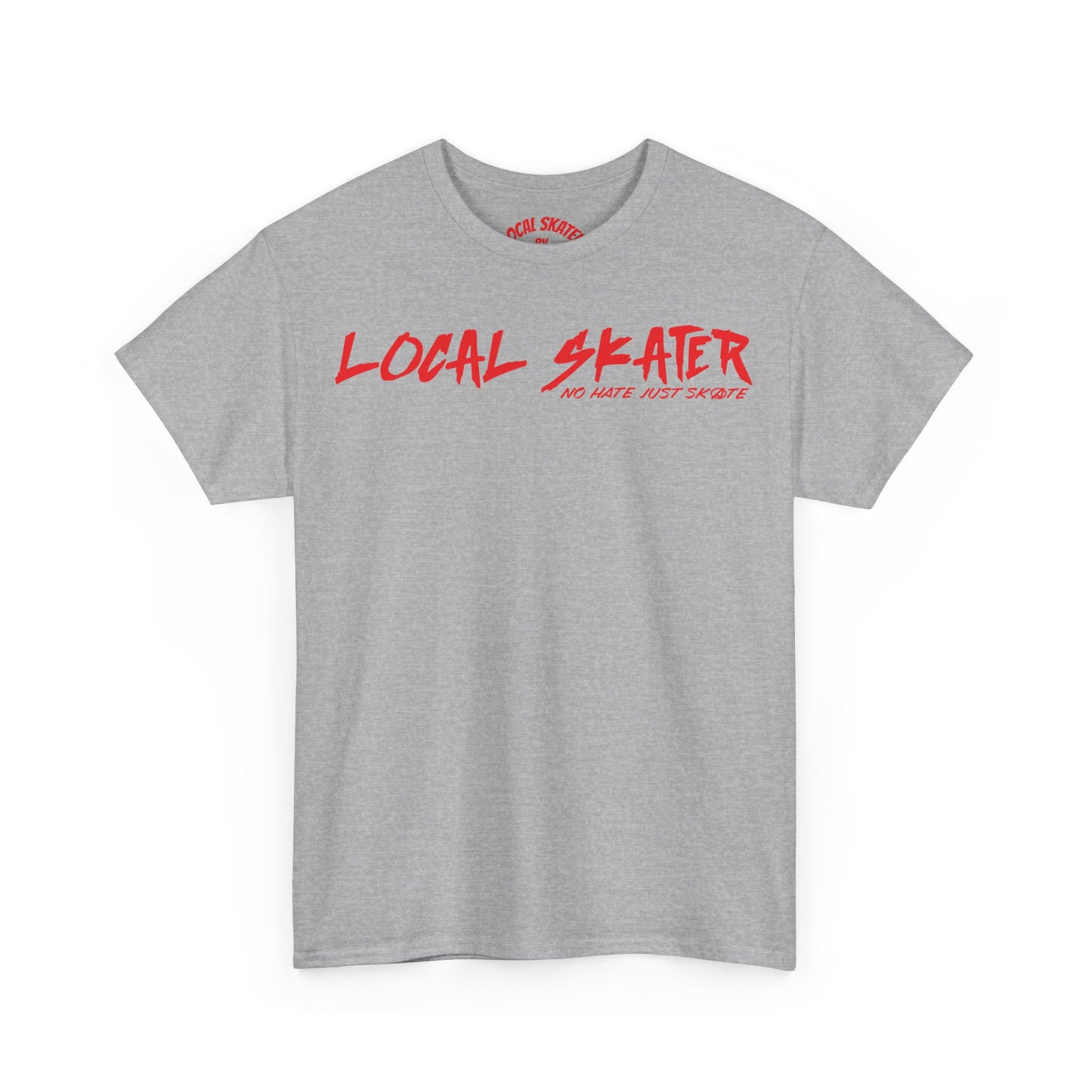 Local Skater – Red & Black Logo Tee