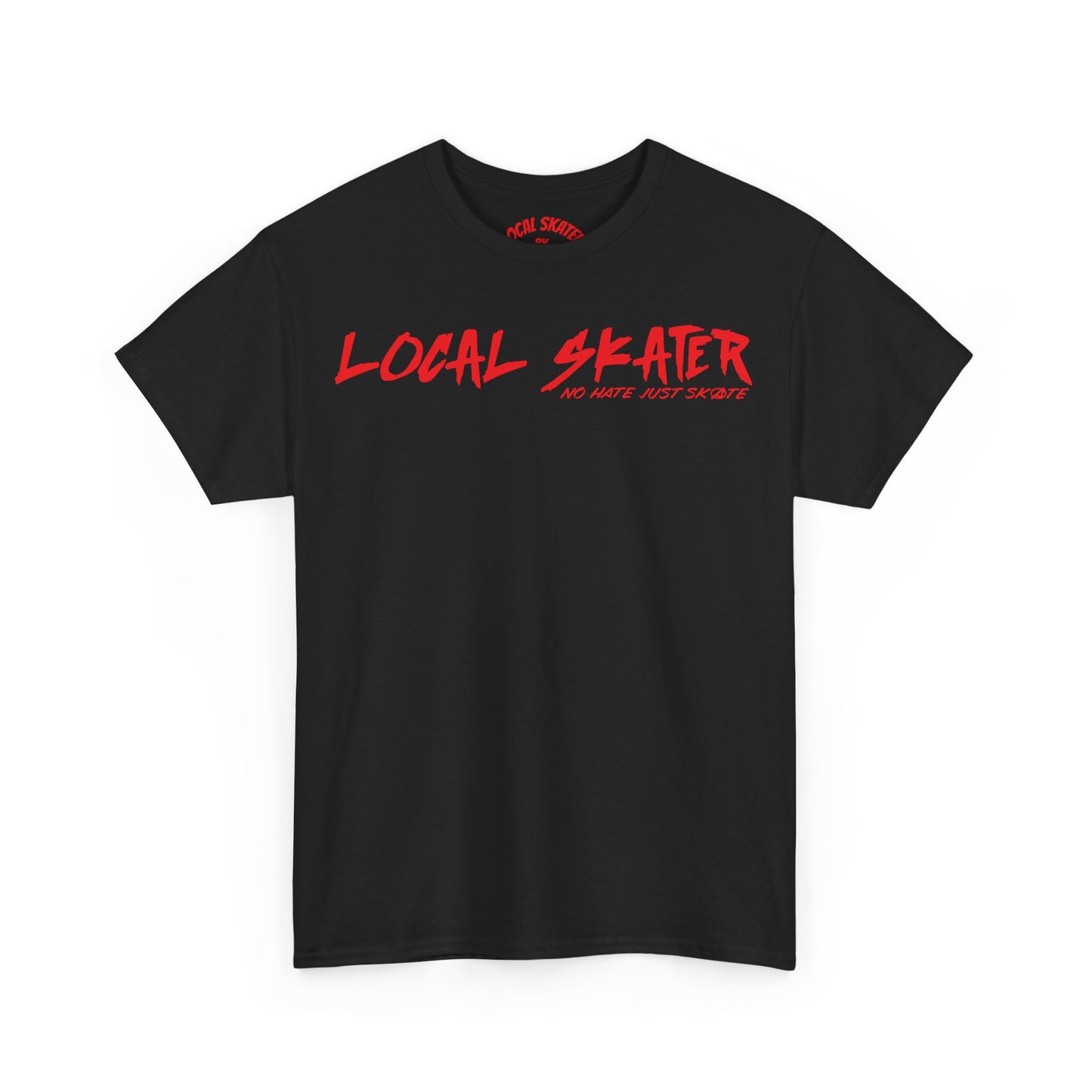 Local Skater – Red & Black Logo Tee